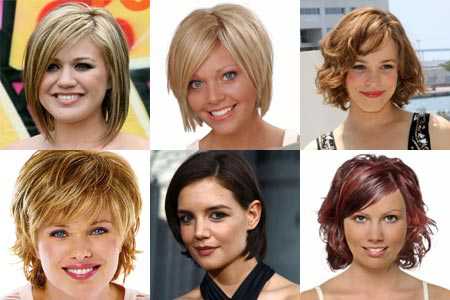 Прически для круглого лица для женщин на короткие, средние, длинные волосы