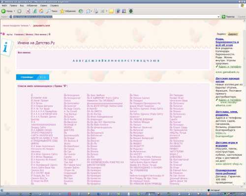 Имена на букву О