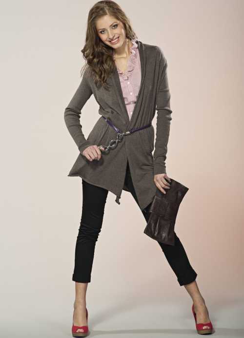 С чем носить кардиган