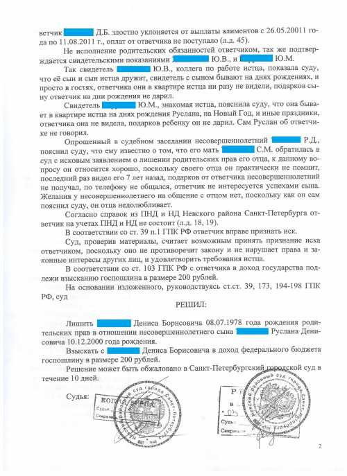 Если их поведение спустя полгода после ограничения в правах все еще может принести ребенку вред, то уполномоченные государственные органы будут ходатайствовать о лишении граждан родительских прав через суд