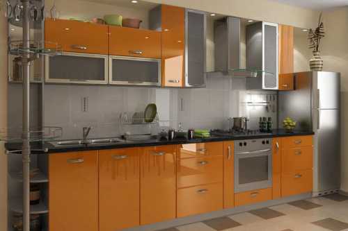 Пластиковые фасады для кухни