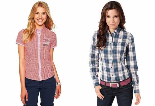 Летняя рубашка в клетку шьётся из тонкой ткани