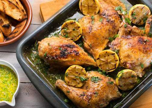 Курица с лимоном