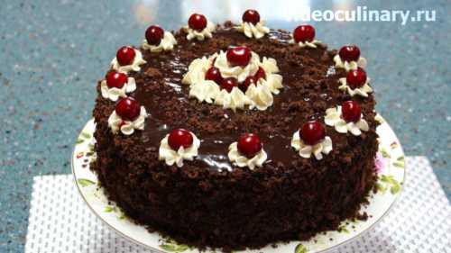Рецепты торта Пьяная вишня в домашних условиях,