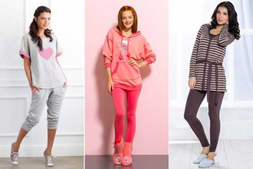 Модная женская домашняя одежда