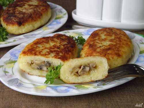 Зразы с грибами