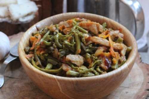 Папоротник с мясом