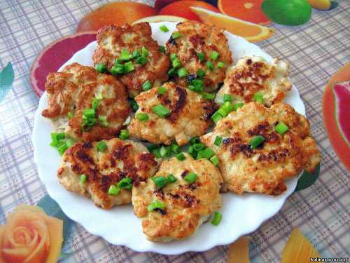 Рубленные котлеты из курицы