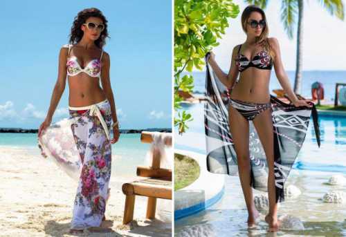 Края завязать на правом плече одним или несколькими узлами